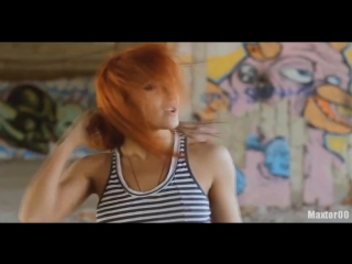 red-haired girl dances beautifully